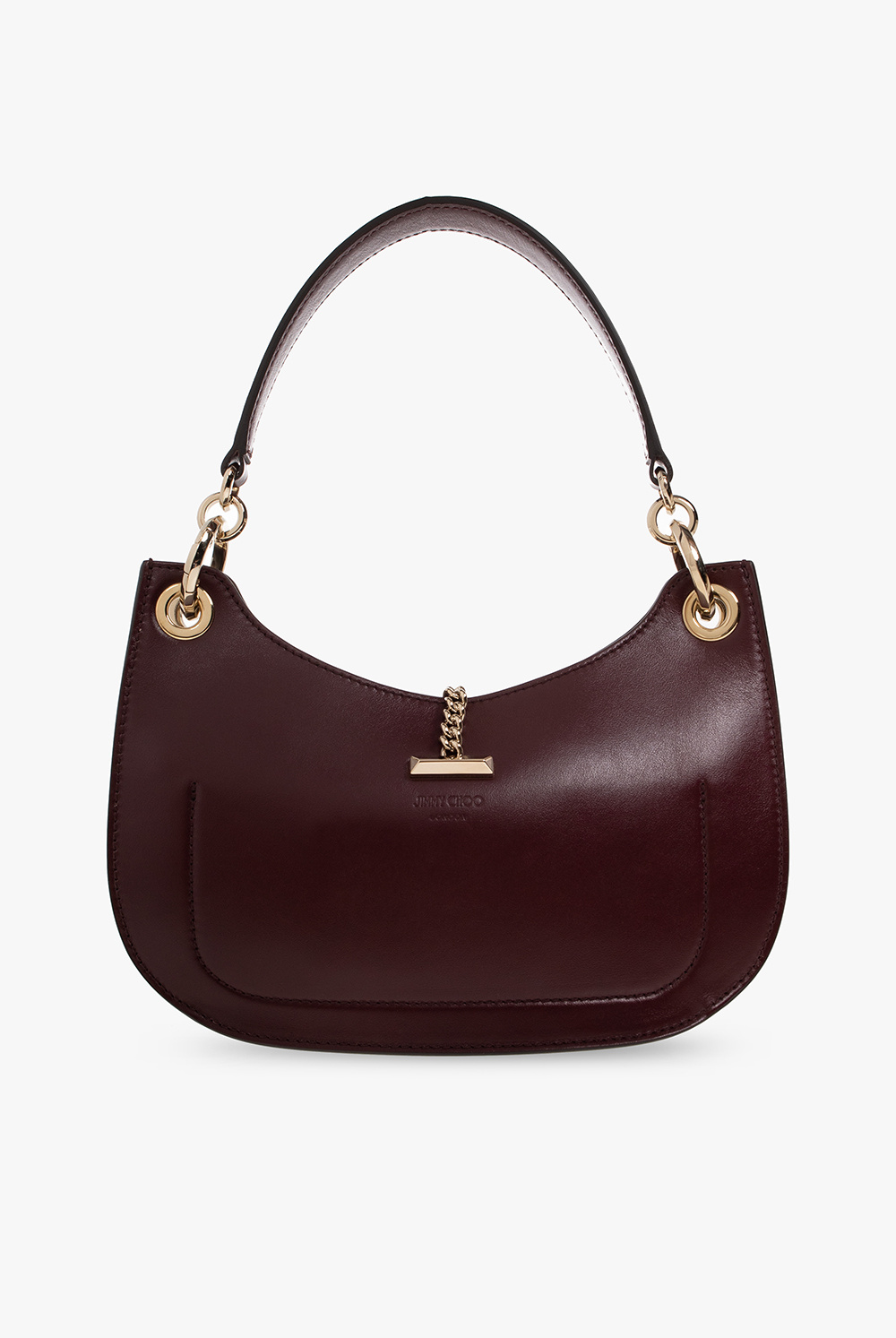 Burgundy 'Varenne Hobo S' shoulder bag Jimmy Choo